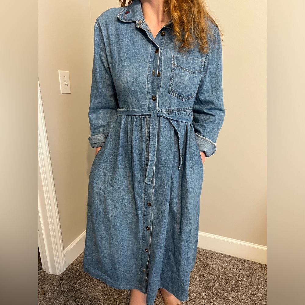 Studio Ease Clothing Company Size 8 Jean Dress